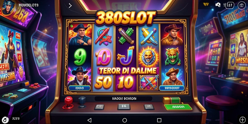 Tampilan gameplay menegangkan dari 380SLOT di dunia horor.