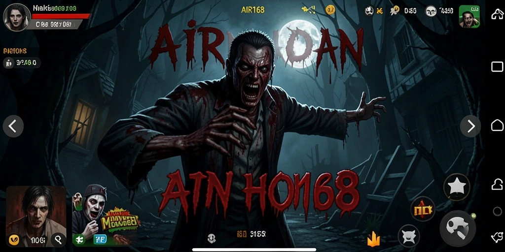Screenshot gameplay menyeramkan dari AIR168 dengan nuansa menegangkan.