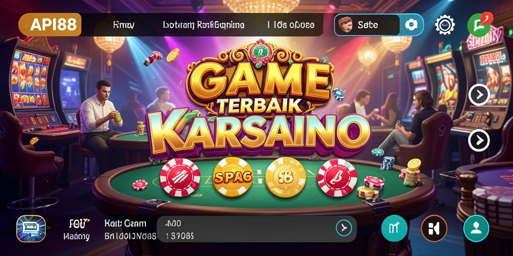 Tampilan gameplay seru dan menarik dari API88 di kasino.