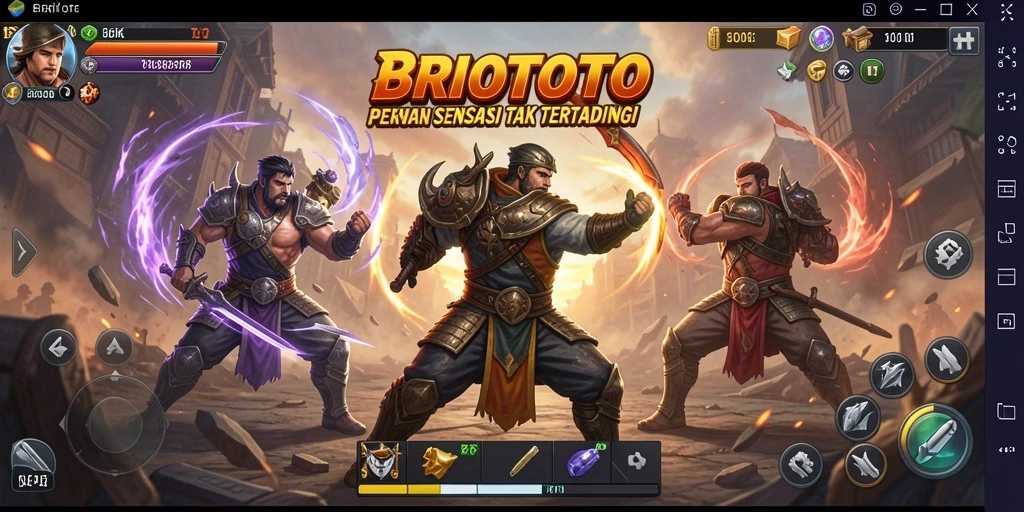 Gameplay BRIOTOTO yang seru dan mendebarkan.