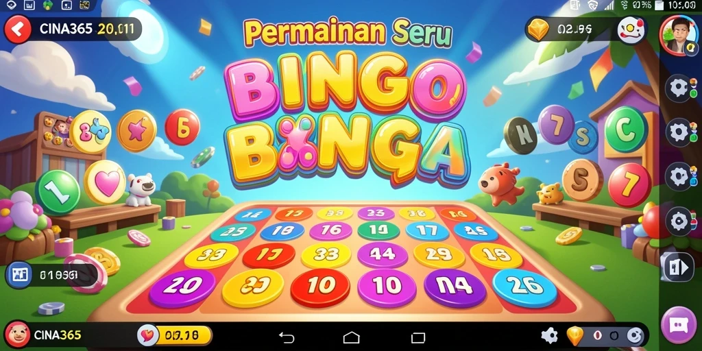 Tangkapan layar CINA365 menampilkan gameplay seru Bingo yang menarik.