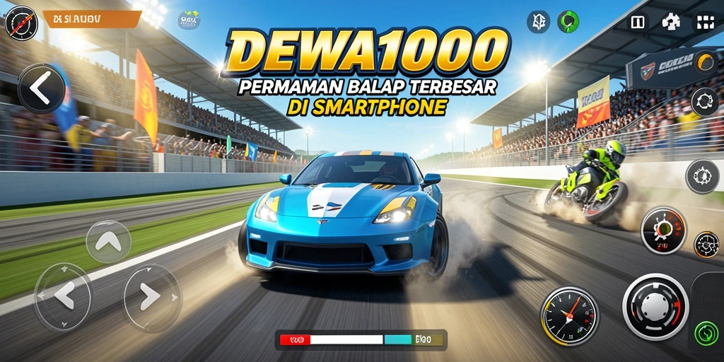 Gameplay seru dan adrenalin tinggi di DEWA1000.