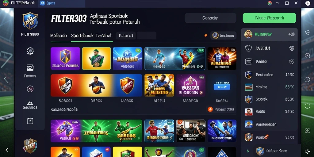Tampilan screenshot menunjukkan antarmuka pengguna FILTER303 saat melakukan taruhan.