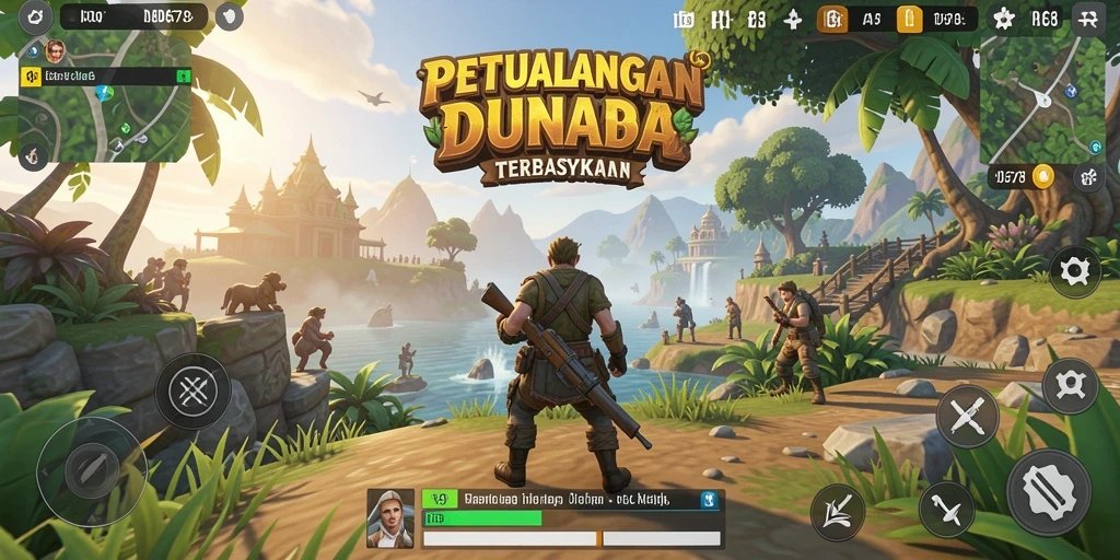 Tampilan menarik dari gameplay <strong>ID678</strong> yang menampilkan kebebasan eksplorasi.