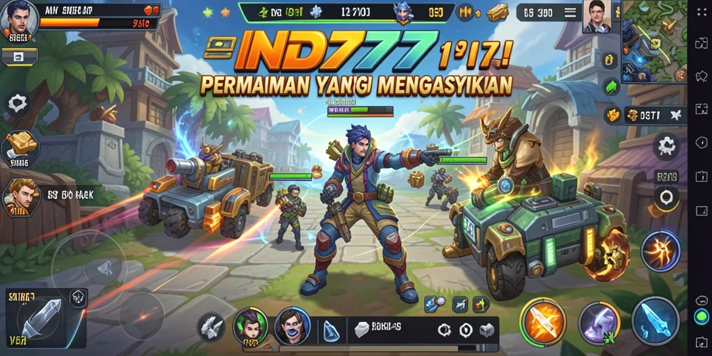 Tangkapan layar menampilkan aksi mendebarkan dalam game SLG.