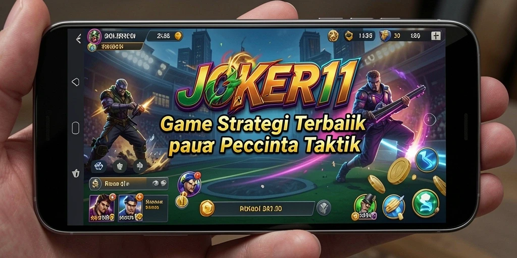 Tampilan gameplay strategi yang mendebarkan dan penuh taktik.