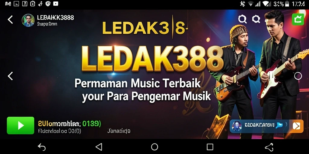 Tampilan gameplay LEDAK388 dengan aksi seru dan musik menggugah.
