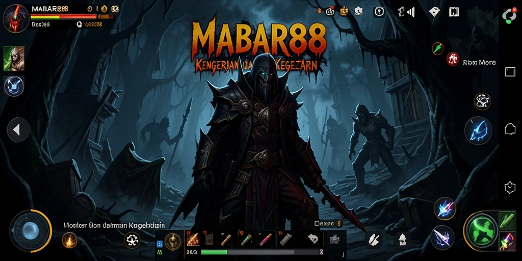 Tampilan gameplay MABAR88 yang mencekam dan menegangkan.