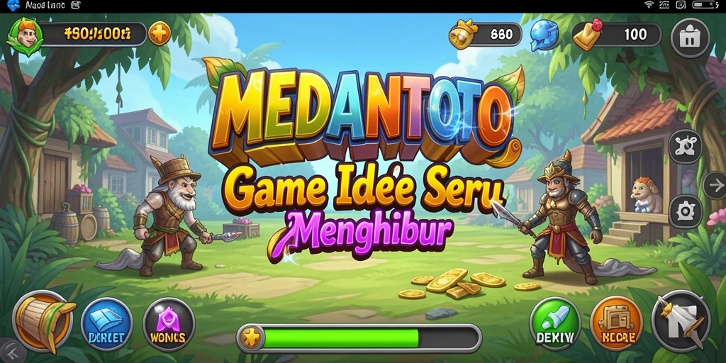 Tampilan gameplay menarik dari MEDANTOTO dengan elemen Idle yang menawan.