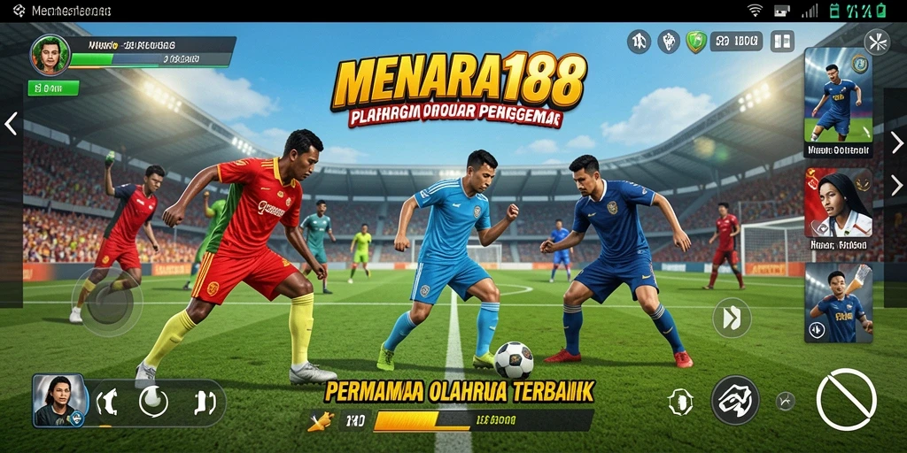 Tangkapan layar MENARA188 menampilkan aksi seru dalam pertandingan olahraga.