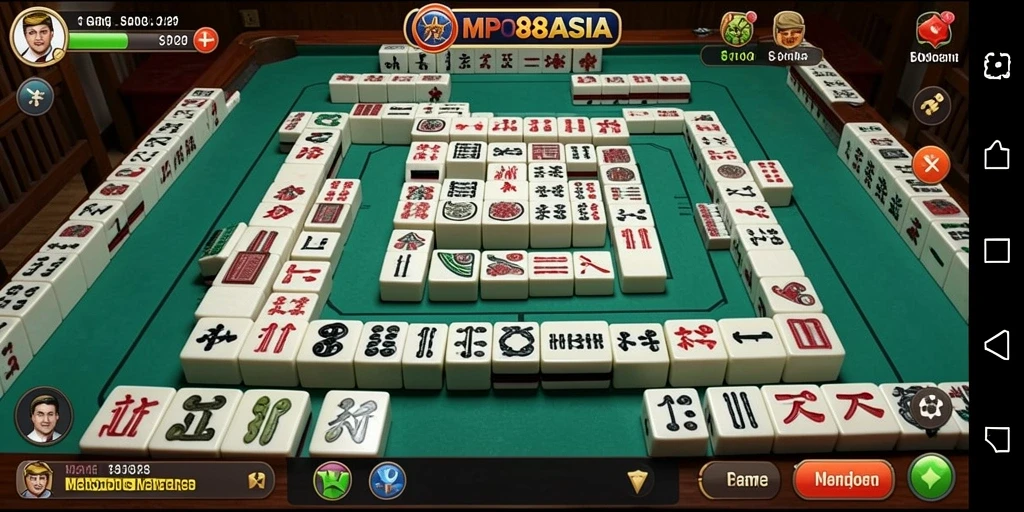 Tampilan gameplay <strong>MPO88ASIA</strong> dengan grafis Mahjong yang menawan.