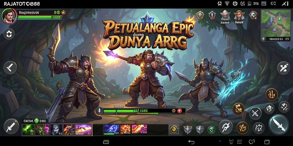 Tampilan gameplay RAJATOTO88 yang memukau dan menegangkan.