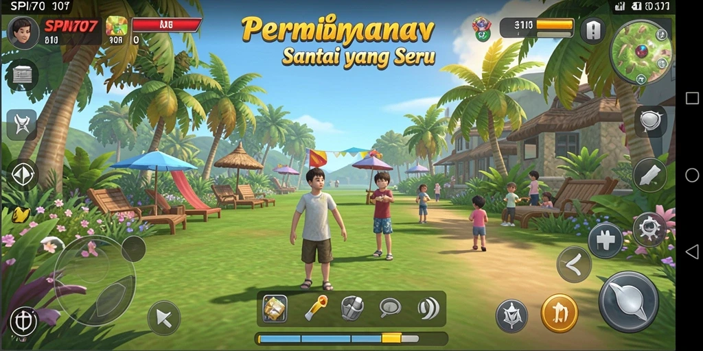 Tampilan gameplay <strong>SPIN707</strong> yang cerah dan mengasyikkan.