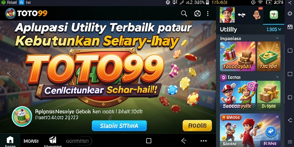 Tampilan intuitif aplikasi TOTO99 untuk produktivitas sehari-hari.
